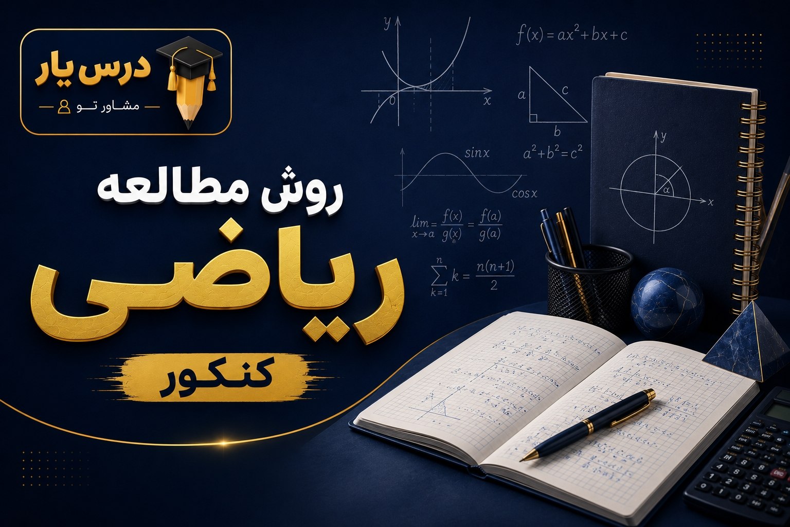 روش مطالعه‌ی ریاضی کنکور (ویژه‌ی رشته‌های ریاضی، تجربی و انسانی)