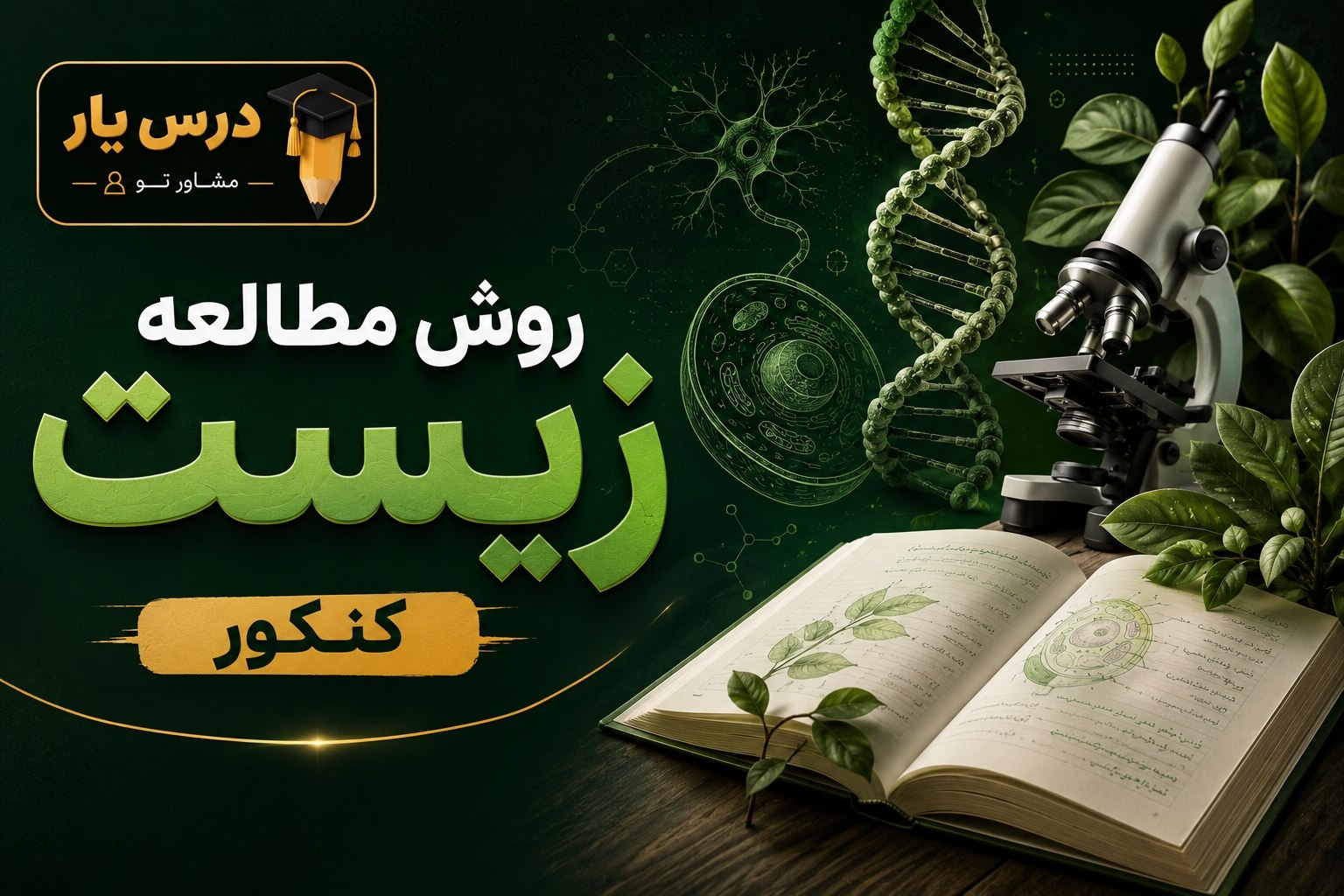 روش مطالعه زیست‌شناسی کنکور (دهم، یازدهم و دوازدهم)